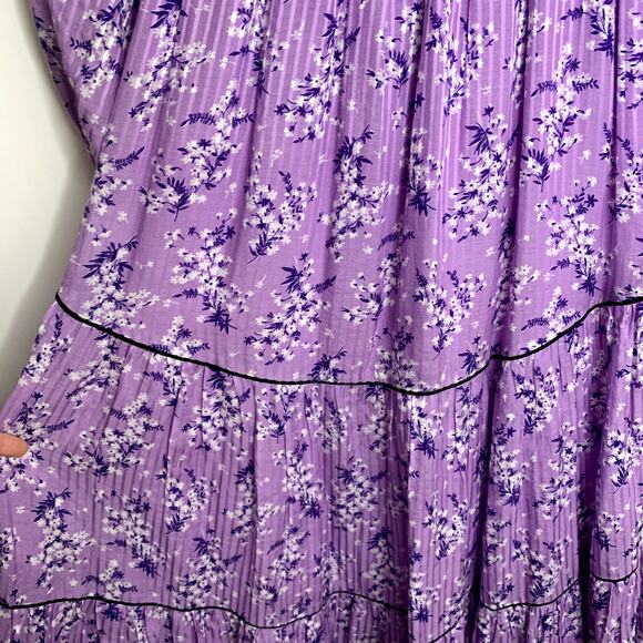 Ulla Johnson Joan Midi Dress in Lilac Purple Womens Size 2 - Picture 15 of 16